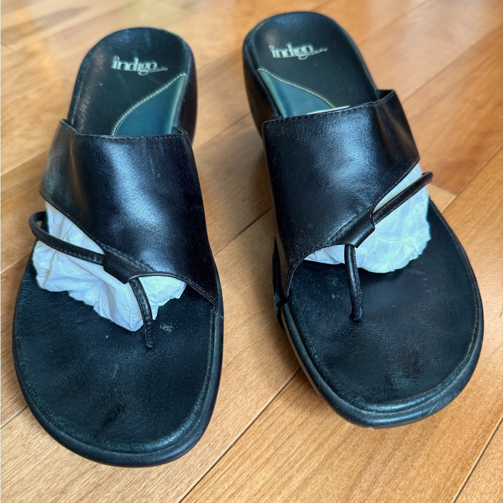 Clark’s by indigo leather sandal